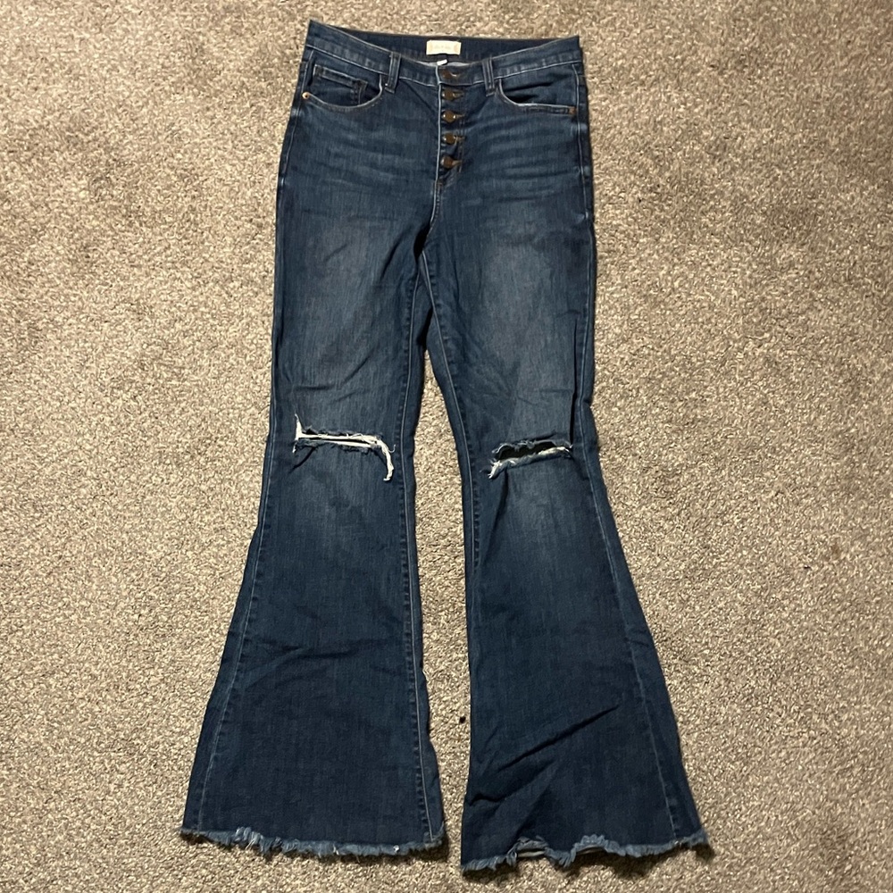 Altar’d State dark wash flare jeans